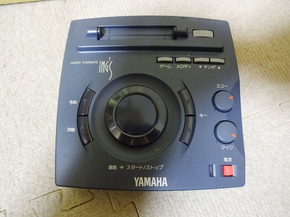 YAMAHA／ヤマハ★ハンディカラオケ　「イングス」　HK-10★ 動作していますが現状にて_画像3