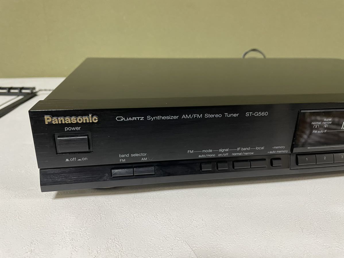 Panasonic Panasonic FM/AM tuner ST-G560 *AM only broadcast has confirmed *