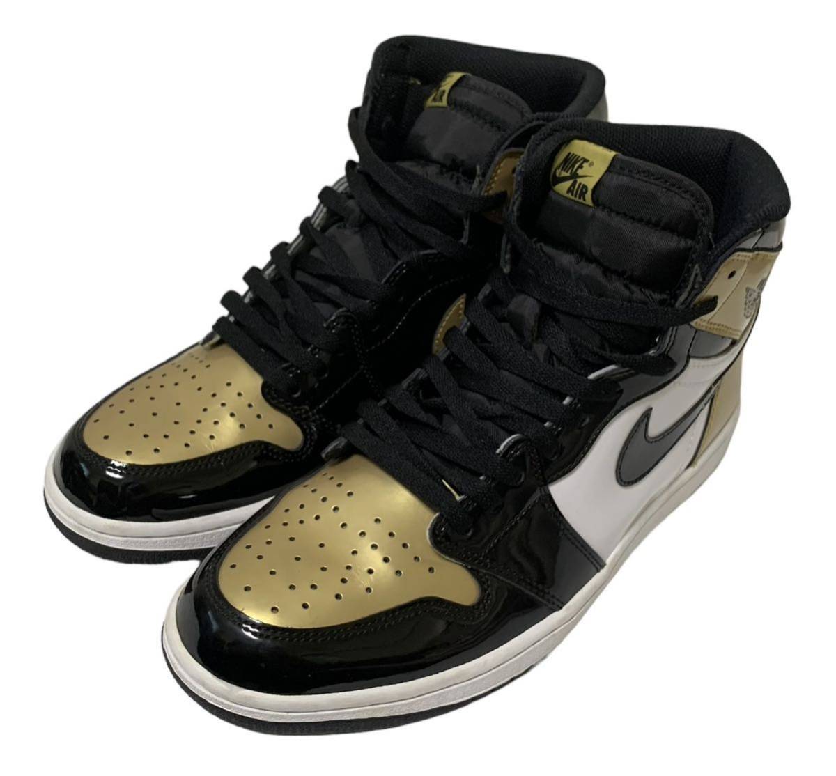 NIKE AIR JORDAN 1 High OG NRG Gold Toe サイズ28.5cm US10.5 ナイキ エアジョーダン1 ハイ ゴールド トゥ パテントの画像1