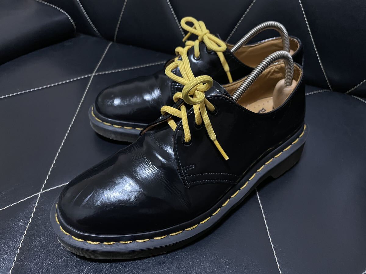 極美品 Dr.Martens ドクターマーチン AW006 CK12S UK6≒25cm レザーシューズ ドレスシューズ 3ホールシューズ メンズ カジュアル ブラック_画像1