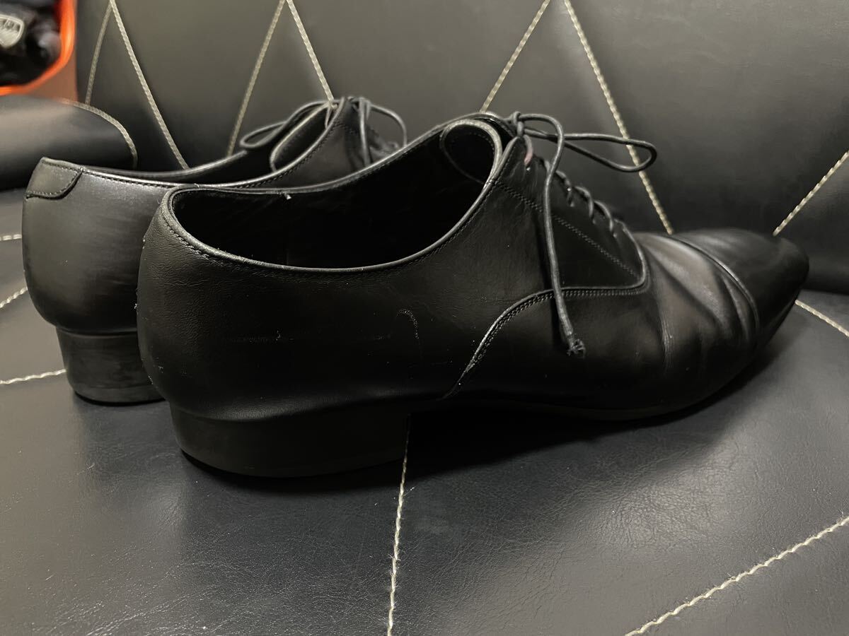 美品 REGAL リーガル 10LR 25.5cm レザーシューズ ビジネスシューズ 本革 革靴 ストレートチップ 内羽根式 ブラック メンズ_画像5