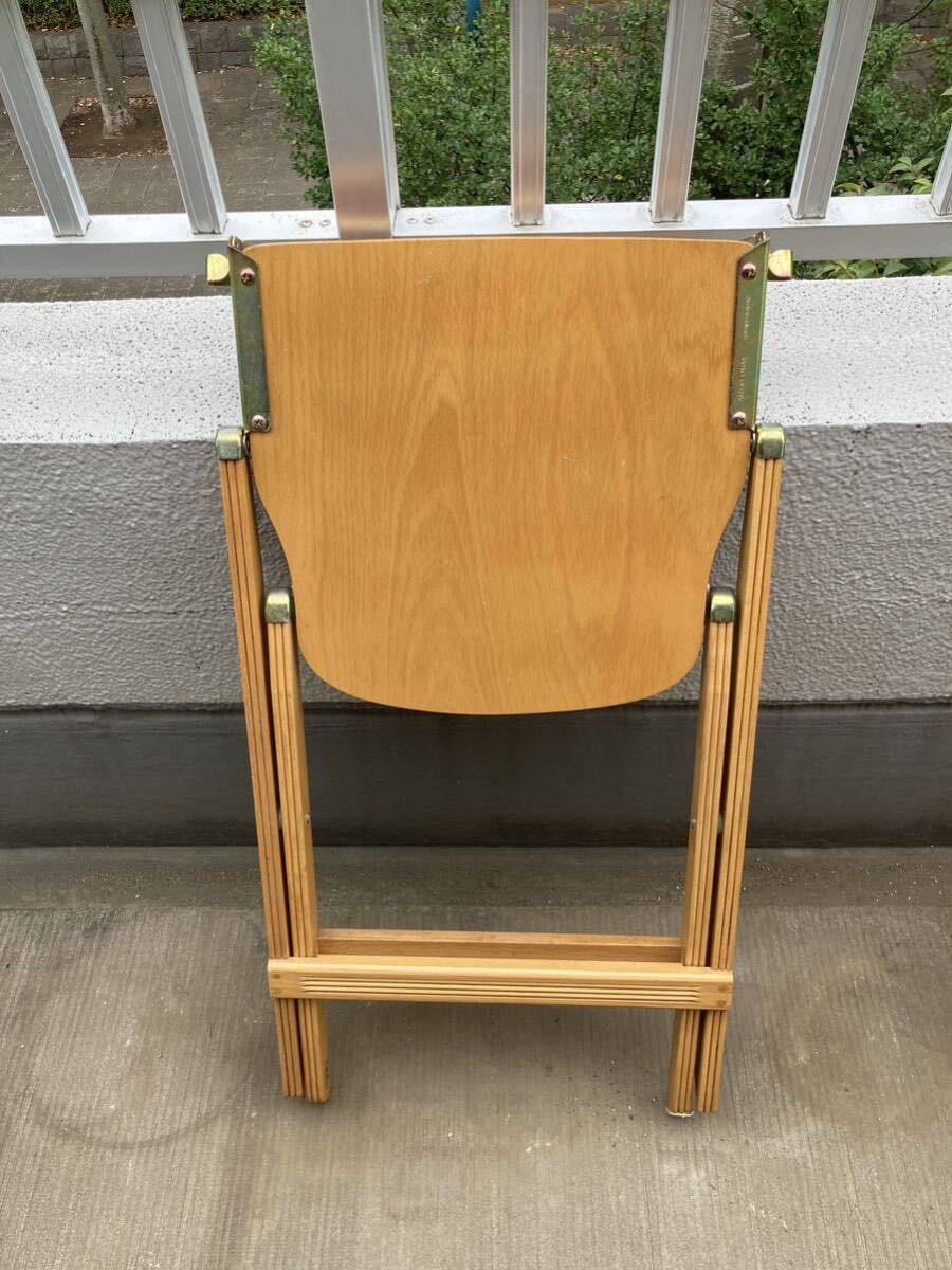 American Sheating Wood Folding Chair _画像2