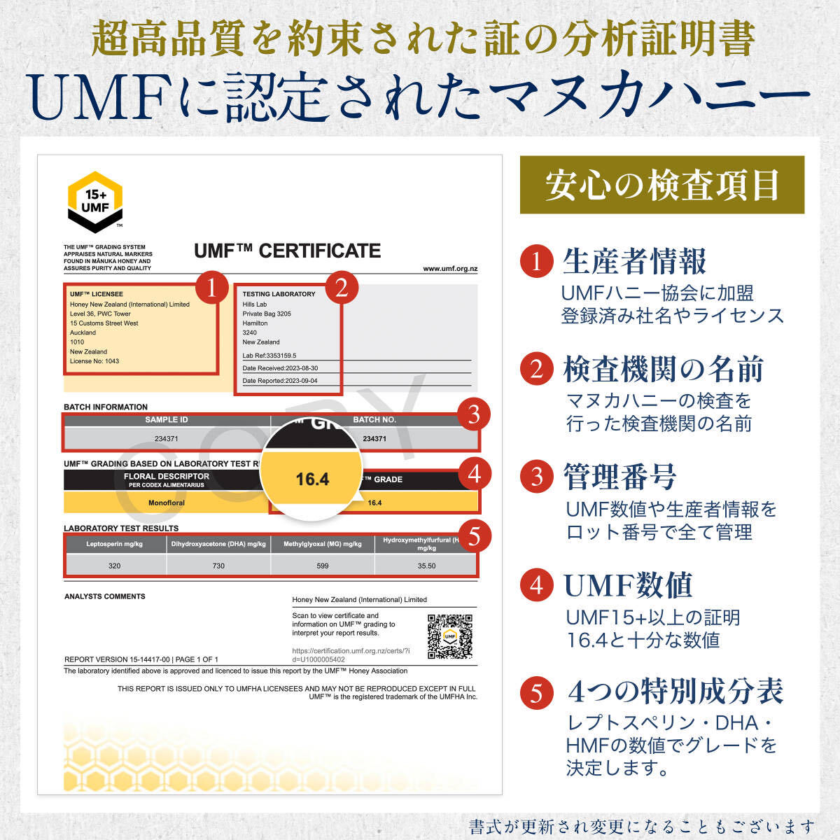 2 piece set Honey New Zealand UMF15+manka honey 250g mono floral domestic regular goods UMF association recognition 