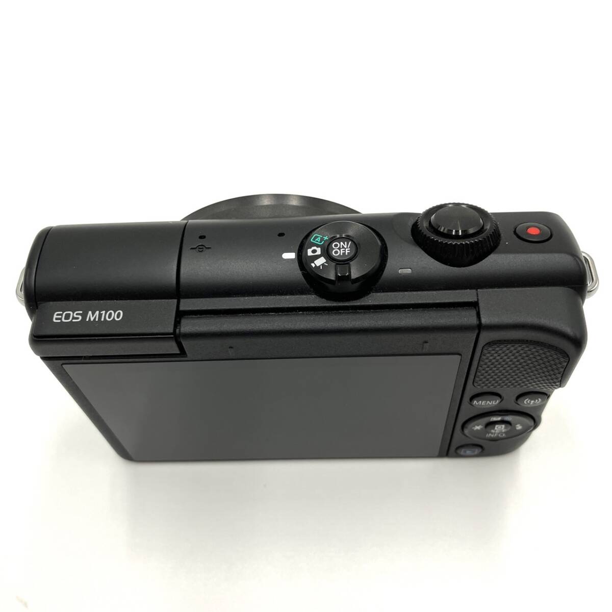 Canon ミラーレス一眼カメラ EOS M100 EF-M15-45 IS STM レンズキット(ブラック) EOSM100BK1545ISSTMLK