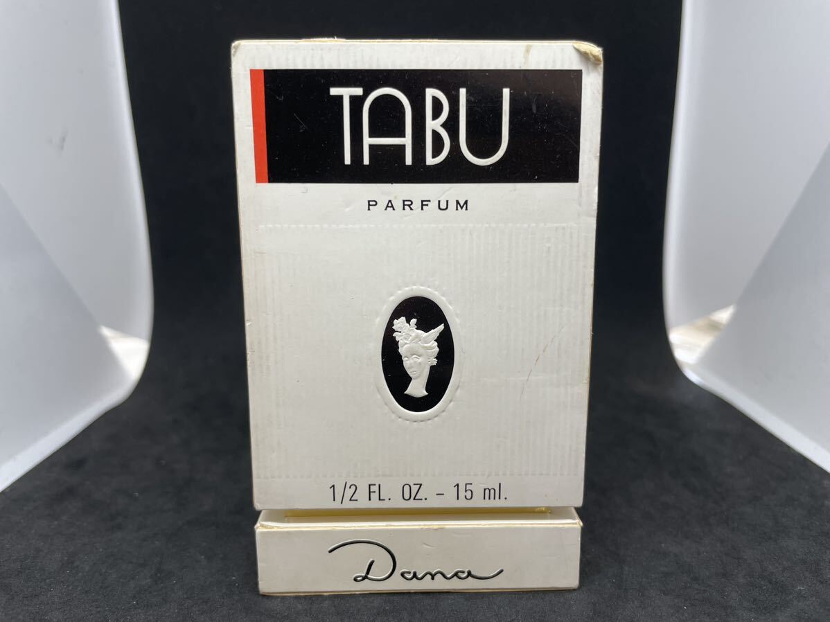 【ほぼ未使用】DANA TABU PARFUM ダナ タブー パルファム 香水 15ml パリ フランス製 70s 80s Vintage 箱付き_画像8