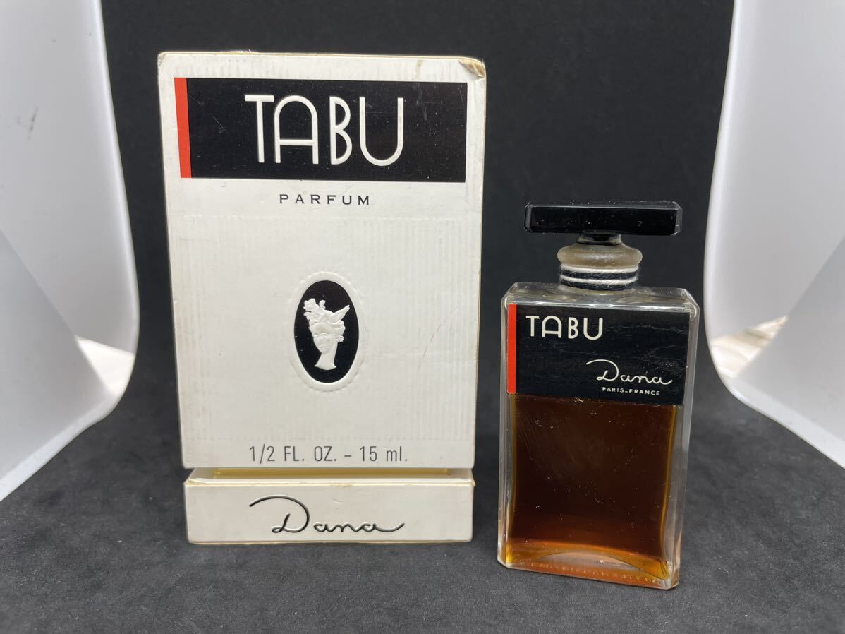 【ほぼ未使用】DANA TABU PARFUM ダナ タブー パルファム 香水 15ml パリ フランス製 70s 80s Vintage 箱付き_画像2
