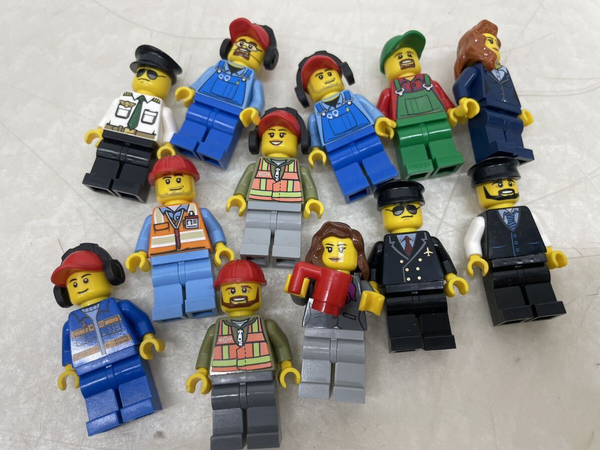 LEGO レゴ ブロック パーツ ミニフィグ 様々 大量 まとめ売り 約4kg CITY/TECHNIC 42037/60022/60052/60102/他 おもちゃ ジャンク 現状品_画像10