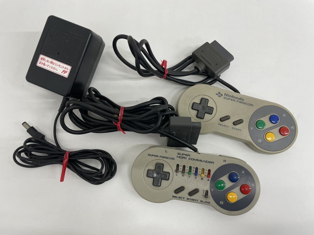 Nintendo nintendo Super Famicom body SHVC-001 controller 2 piece soft 12 pcs set set sale SFC game cassette electrification has confirmed 