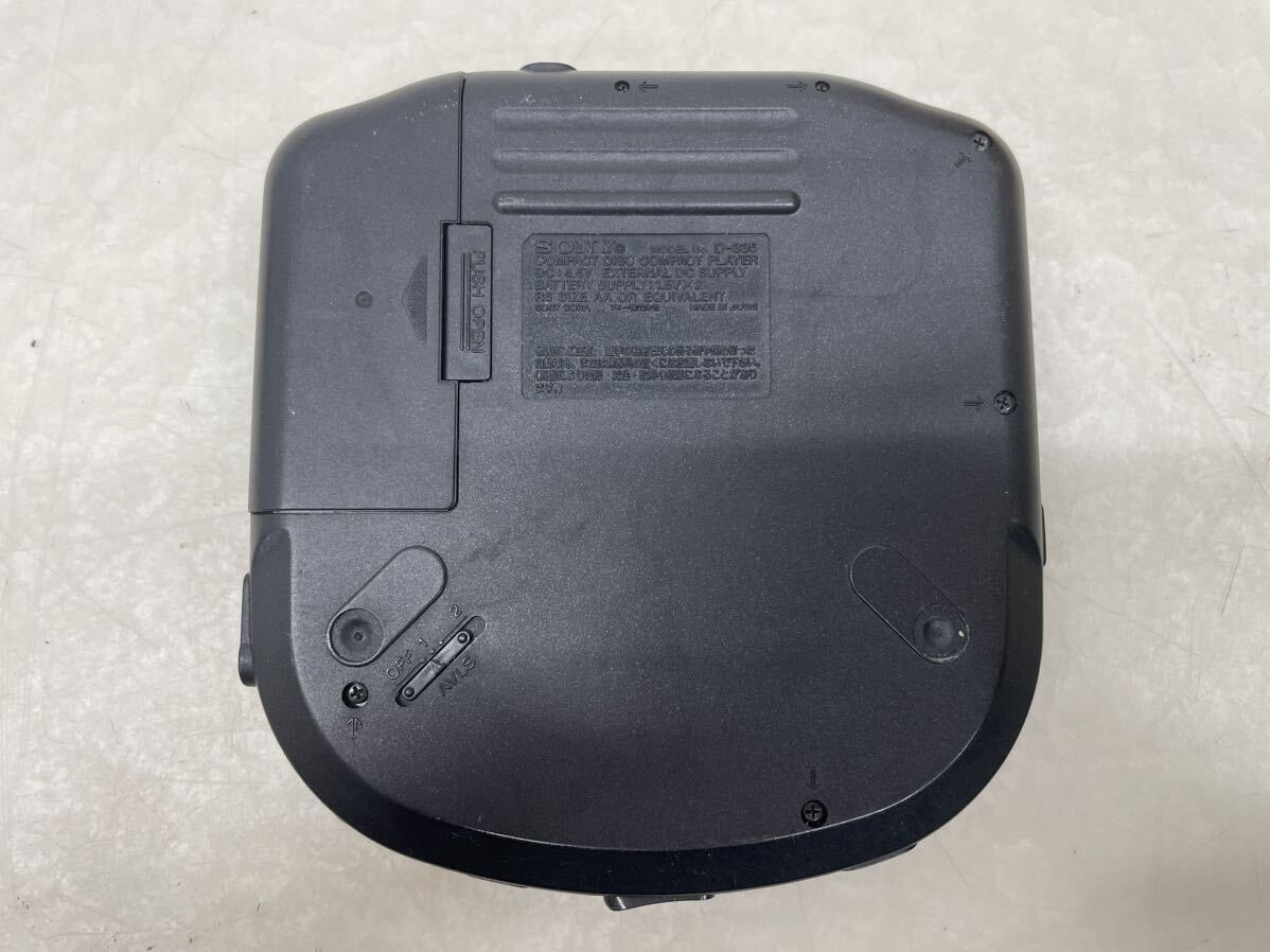 SONY ソニー Discman ESP ディスクマン D-335 CDウォークマン ポータブル CDプレーヤー 通電OK 動作未確認 ジャンク 部品取り_画像8