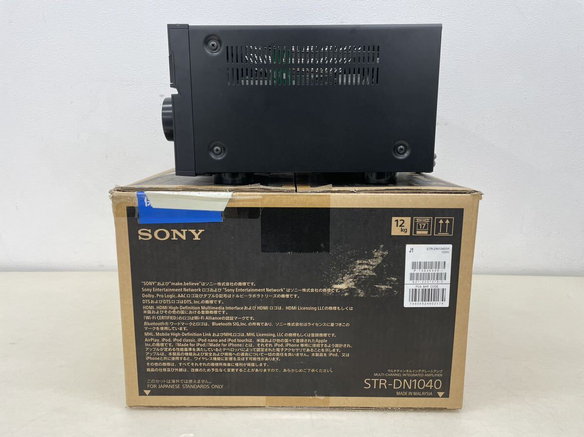 【美品】SONY ソニー マルチチャンネルインテグレートアンプ STR-DN1040 AVアンプ Bluetooth Wi-Fi リモコン/元箱付き 動作品の画像9