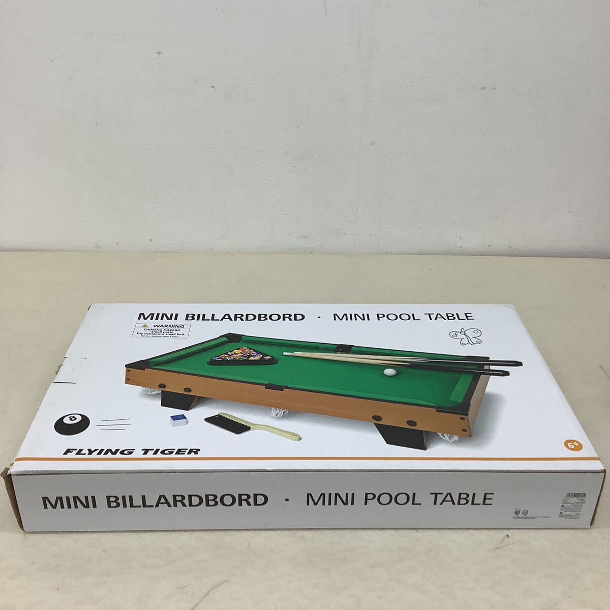 【希少】MINI BILLARD BORD MINI POOL TABLE ミニビリヤードテーブル ビリヤード ボードゲーム 玩具 おもちゃ 約36cm×64cmの画像8