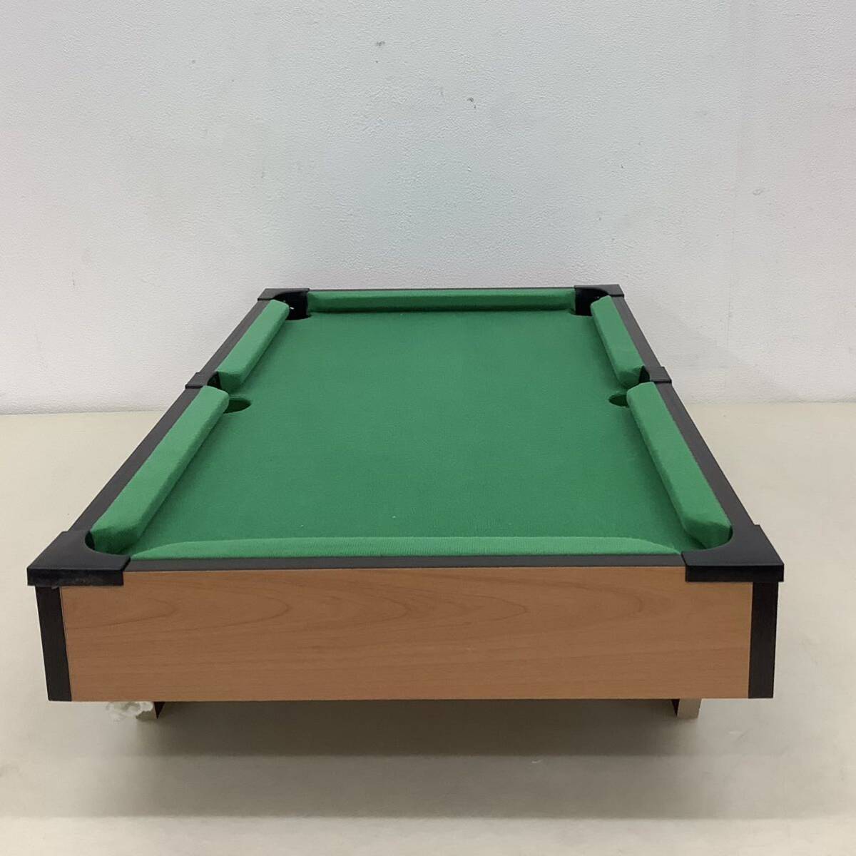 【希少】MINI BILLARD BORD MINI POOL TABLE ミニビリヤードテーブル ビリヤード ボードゲーム 玩具 おもちゃ 約36cm×64cmの画像5