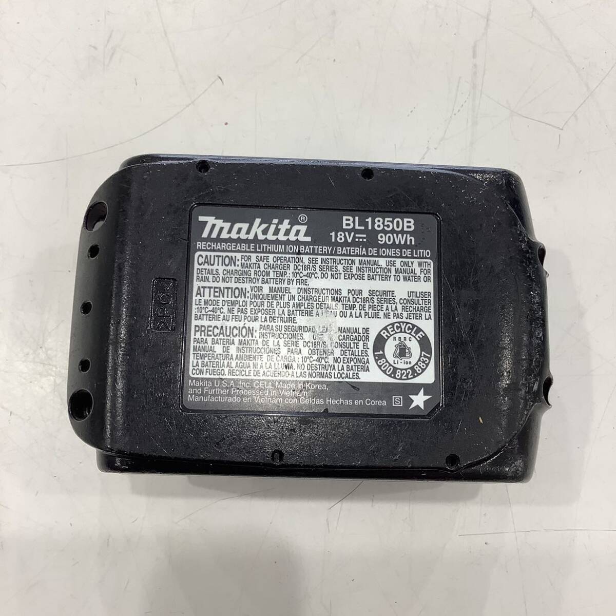 ＊マキタ makita 純正 Li-ion バッテリー 5.0Ah 18V BL1850B リチウムイオンバッテリー 1個_画像5