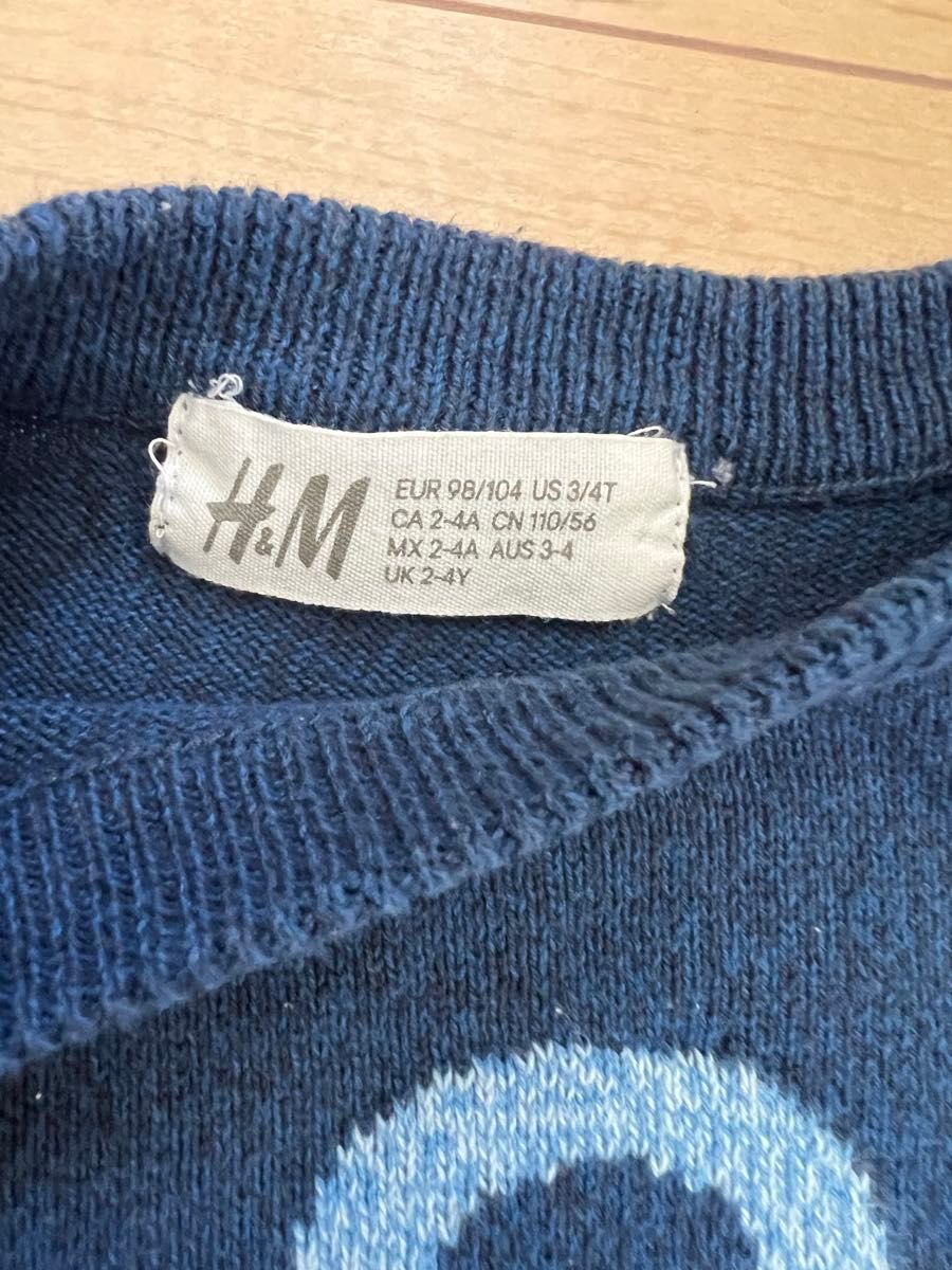 H&M エイチアンドエム　トップス　2枚　セーター　長袖　男の子　キッズ　子供服