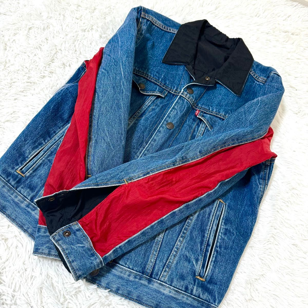 別注 NIKE JORDAN × Levi'sコラボ Gジャン リバーシブル ナイキ 別注 NIKE JORDAN × Levi'sコラボ Gジャン リバーシブル ナイキ