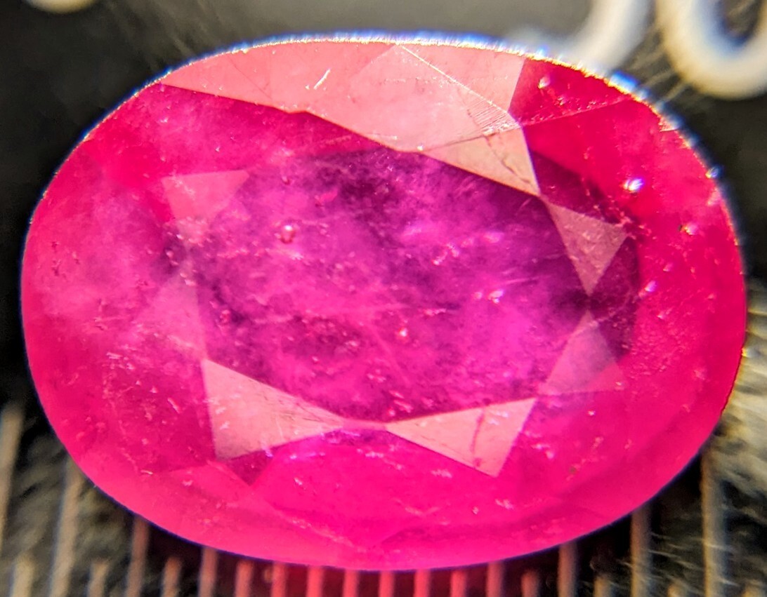 天然ルビー 2.61ct 天然石 ルース jewelry RUBY 希少宝石 裸石 パワーストーン お守り 宝石 鋼玉 誕生石 売り切り 卸 ブラッドレッドカラー_画像1