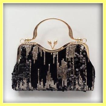 2way party bag spangled shoulder bag handbag wedding . call on goods black bulrush . Kirakira stylish two next .