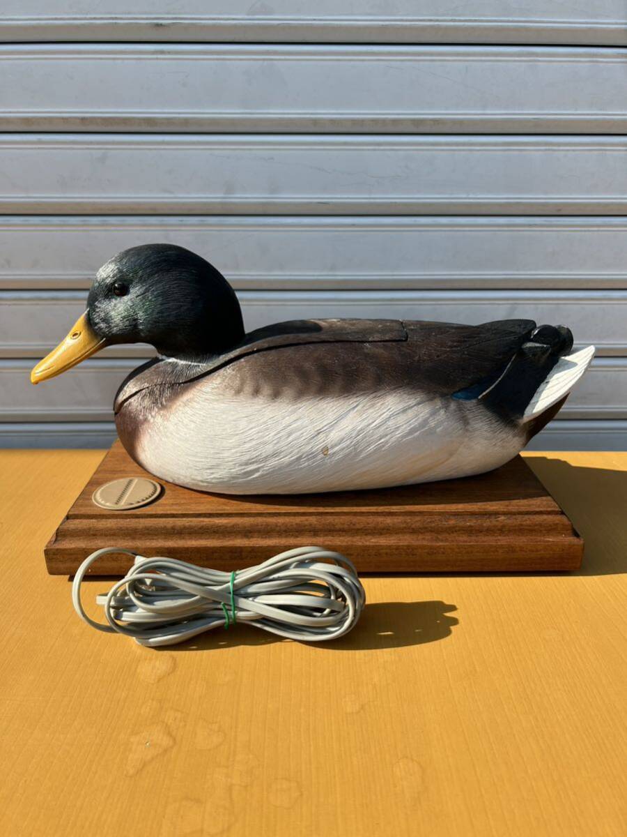 PHONA-DUCK ビンテージマラードダック インテリア 置物 電話 アンティーク の画像1