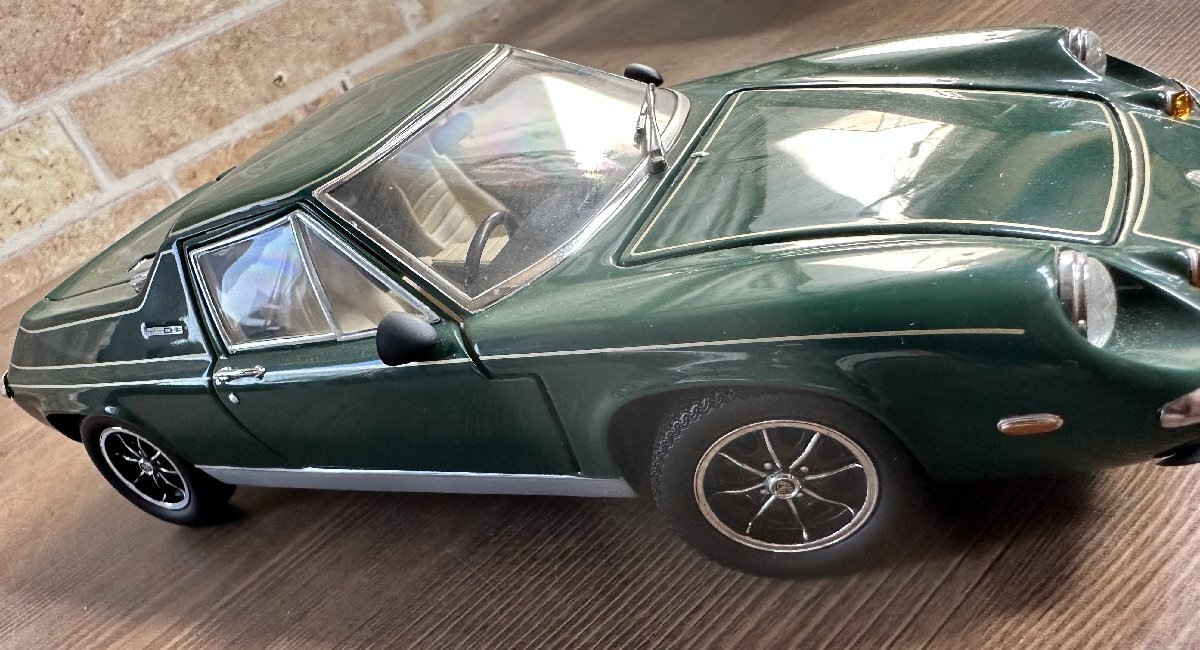 中古 京商 1/18 ロータス ヨーロッパ グリーン LOTUS EUROPA_画像3