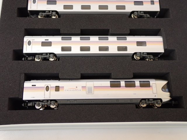 TOMIX トミックス Nゲージ 鉄道模型 92717 JR E26系 寝台特急 カシオペア 基本セット 説明書/ケース付き □ 6D50C-8_画像4