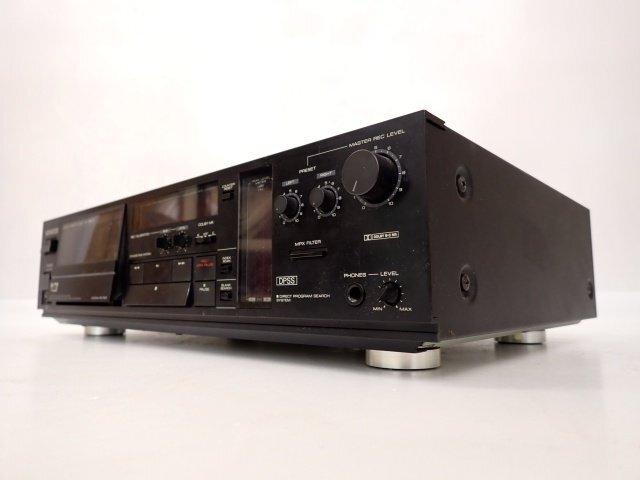 KENWOOD ケンウッド 2ヘッドシングルカセットデッキ KX-880D □ 6D719-1_画像1