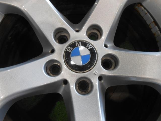 シマ★ 中古 4本 タイヤ付ホイール BMW スタッドレス 225/50R17 94Q ダンロップ WM02 2019年 約7分山 17×7.5J PCD120 5穴 +34_画像2