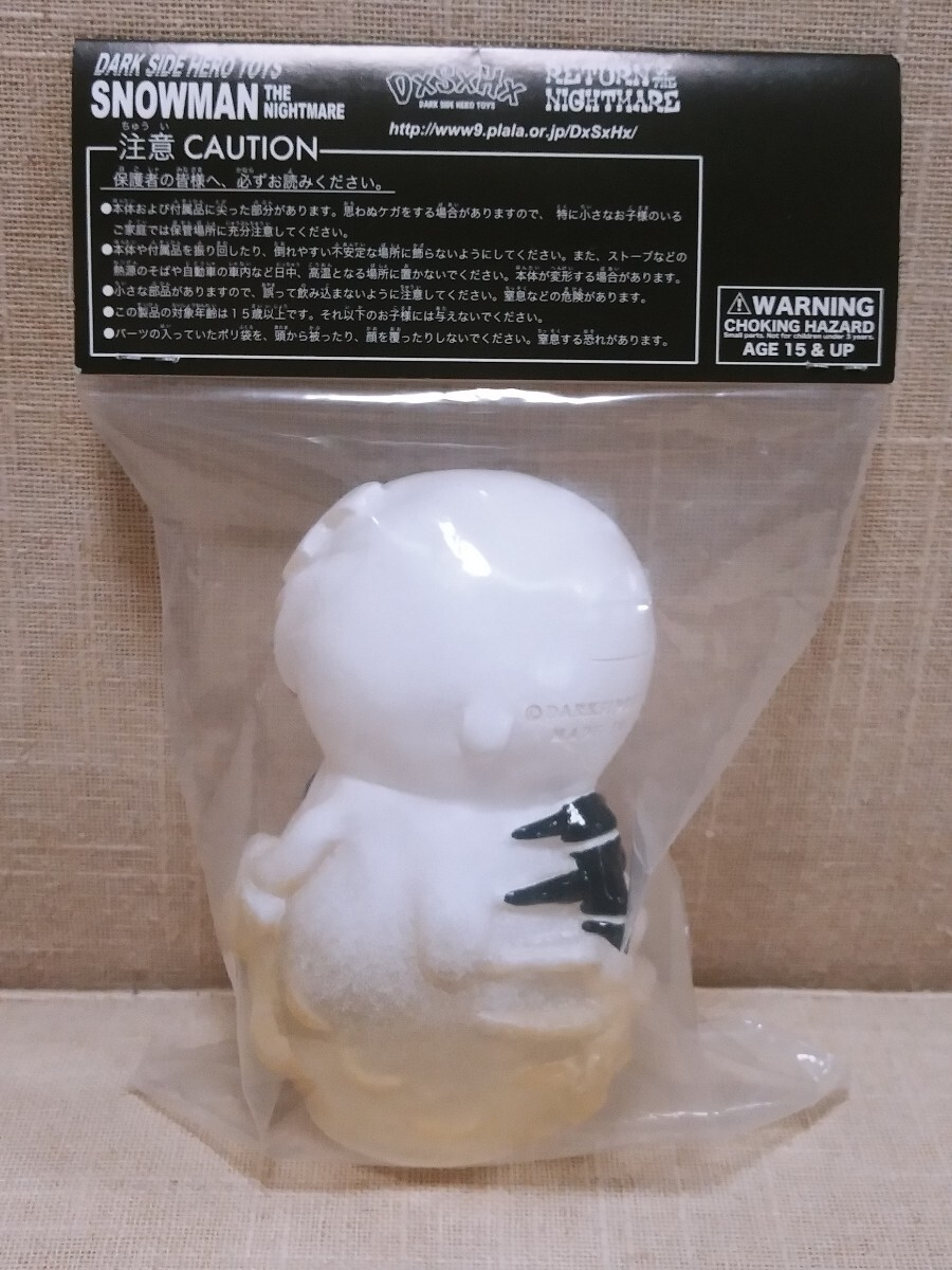  snowman sofvi figure SNOWMAN DARK SIDE HERO TOYS dark side hero toys white black 2 color set doll new goods unopened 