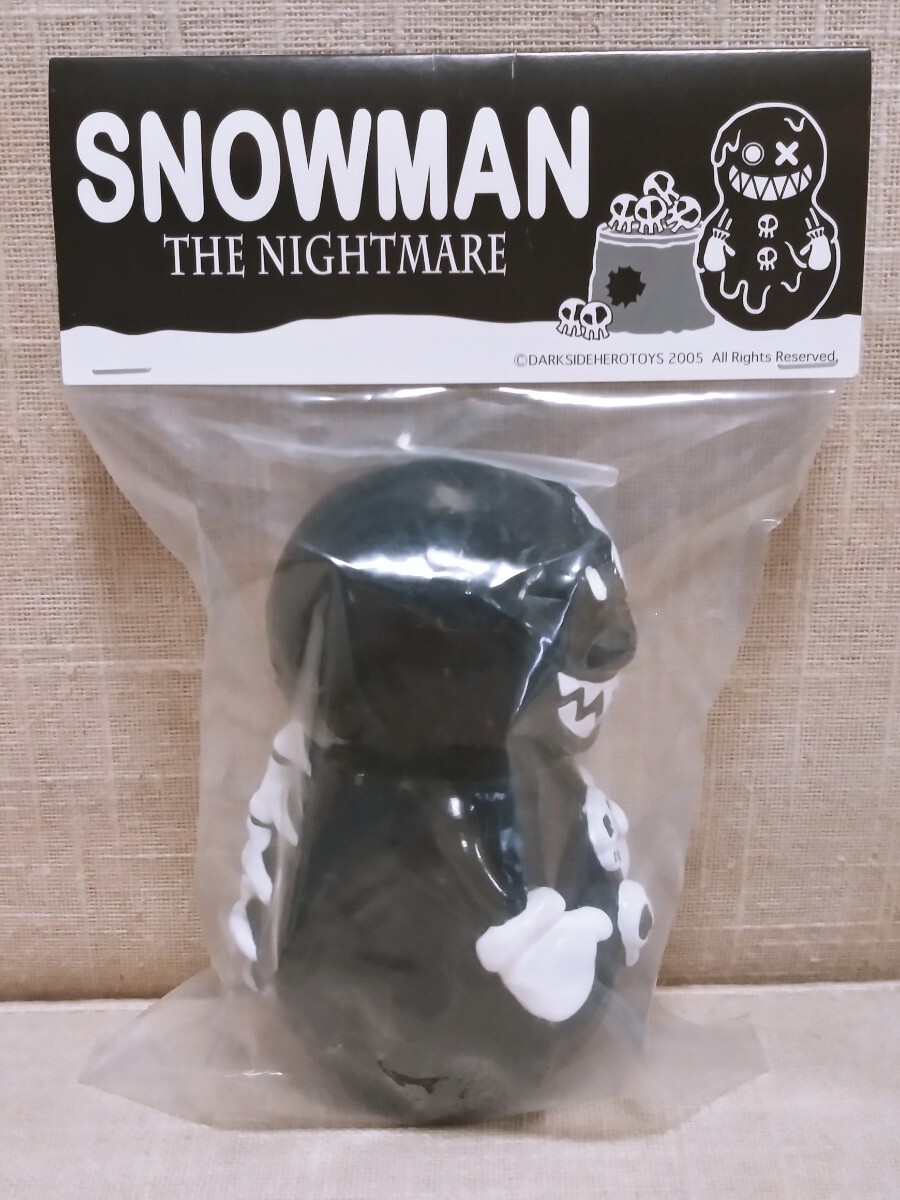 snowman sofvi figure SNOWMAN DARK SIDE HERO TOYS dark side hero toys white black 2 color set doll new goods unopened 