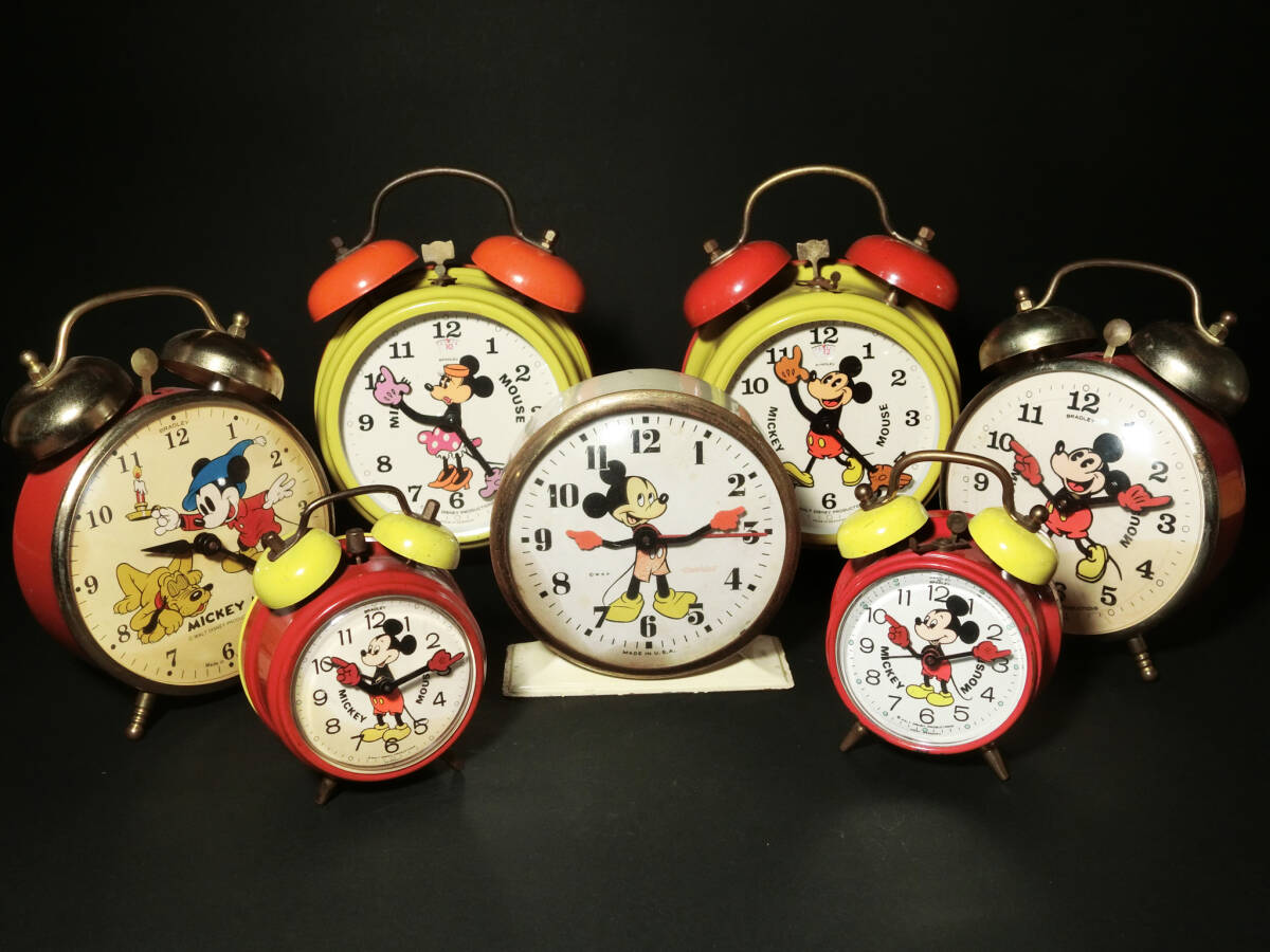 1960年代米国Ingersoll社製ビンテージ目覚まし時計『ミッキーマウス MICKEY MOUSE』ディズニー W.D.P/レトロウォチ/ディスプレイ/古着屋の画像8