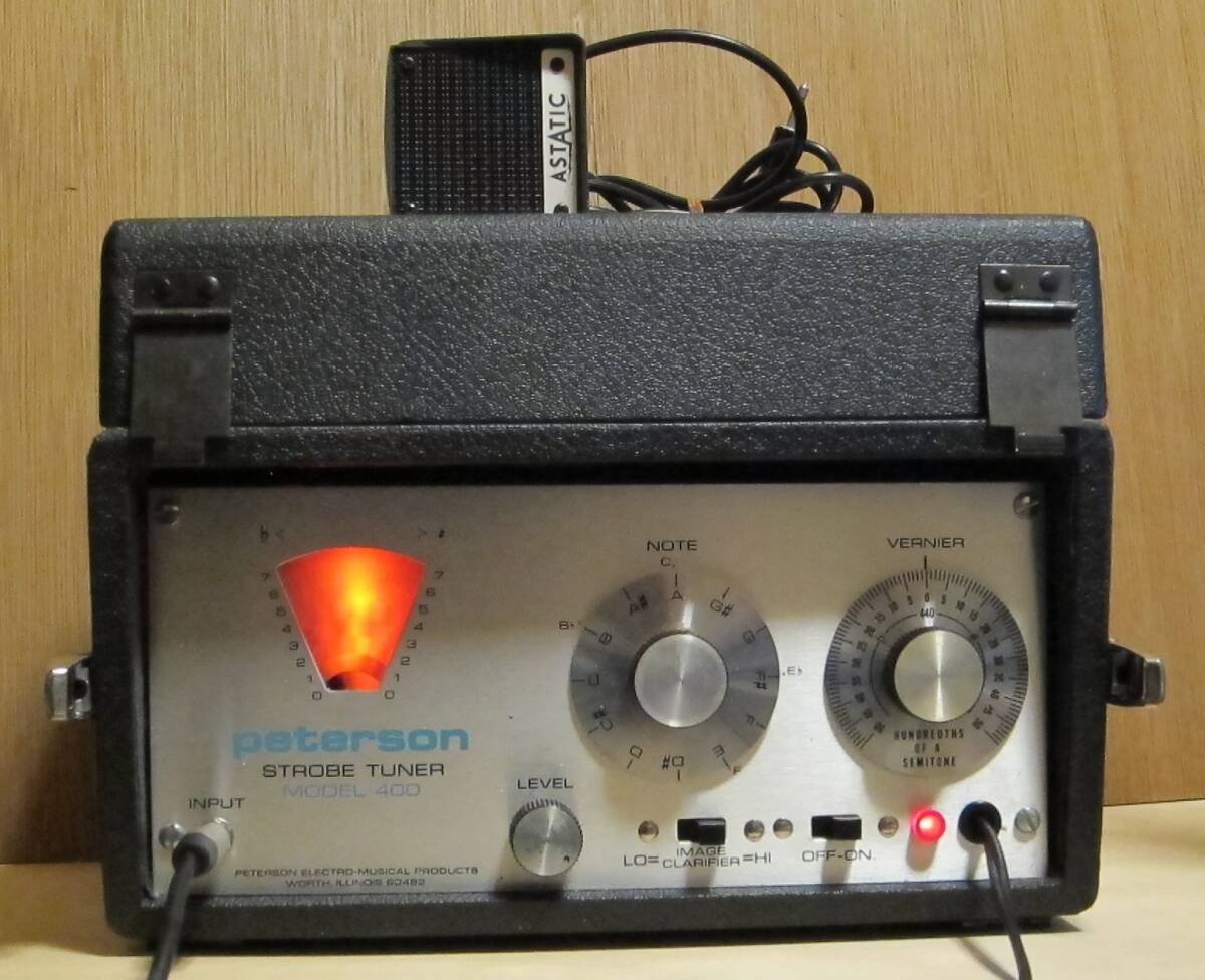 ★Peterson Strobo Tuner★ピーターソン・ストロボ・チューナー★整備済み 正常動作品★_画像1