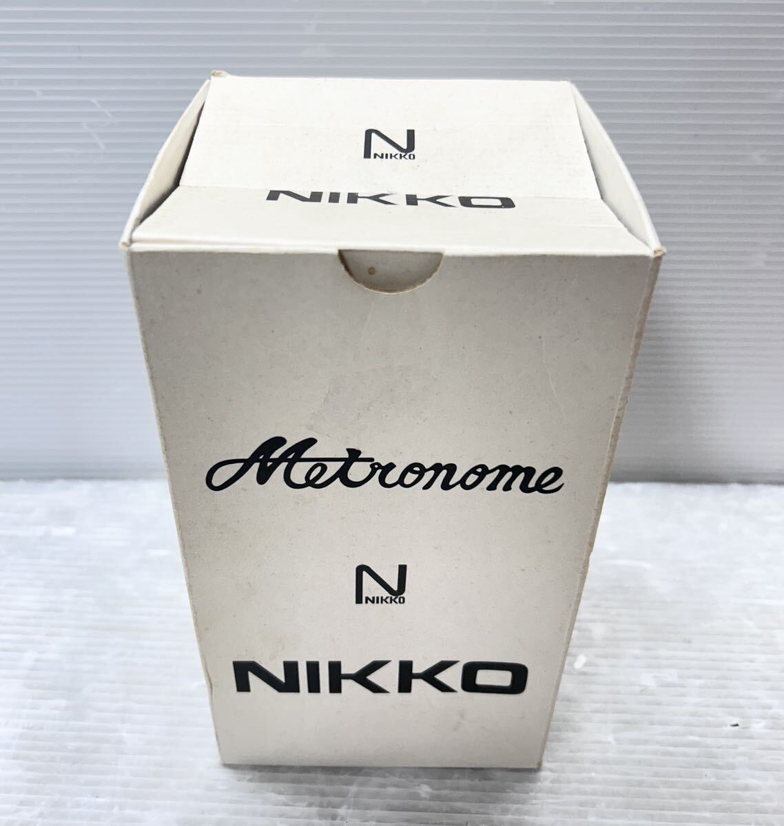ニッコー/NIKKO メトロノーム アイボリー 日本製 スタンダード 中古美品 動作品の画像5