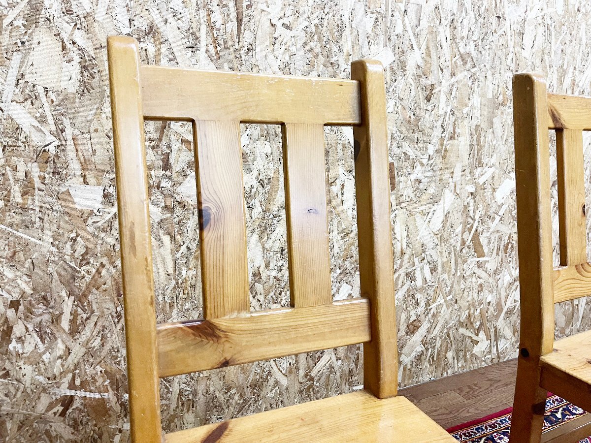 enfant Anne вентилятор стул 4 ножек комплект обеденный стол стул сосна материал натуральное дерево натуральный Country стиль простой из дерева (.351)