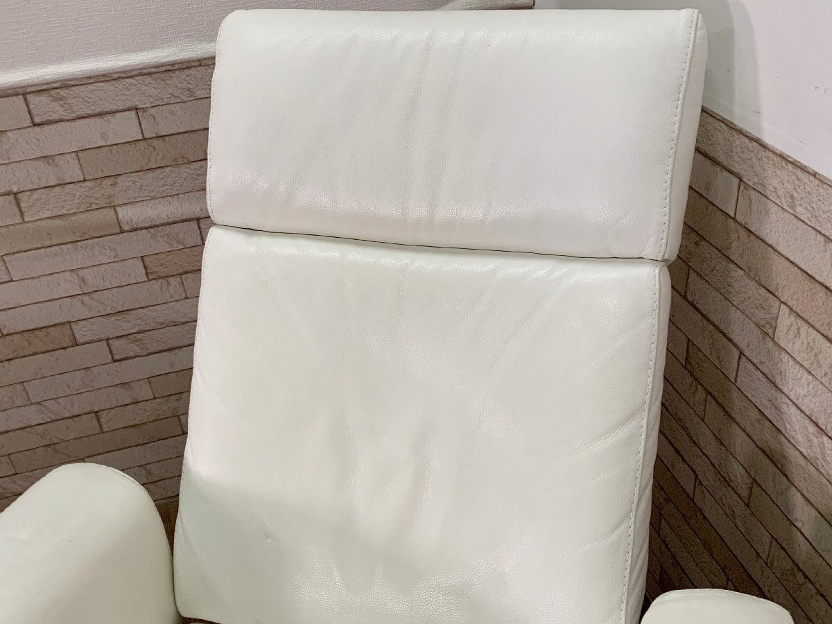 domi seal Domicil original leather reclining sofa personal chair 1 seater . sofa rotation white IDC large . furniture Germany made regular price approximately 22 ten thousand (.361