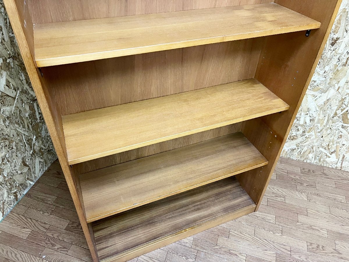 SCANTEAK scan tea k natural tree cheeks purity shelf storage shelves display shelf bookcase bookshelf Vintage book shelf furniture width 99.5cm(.409)