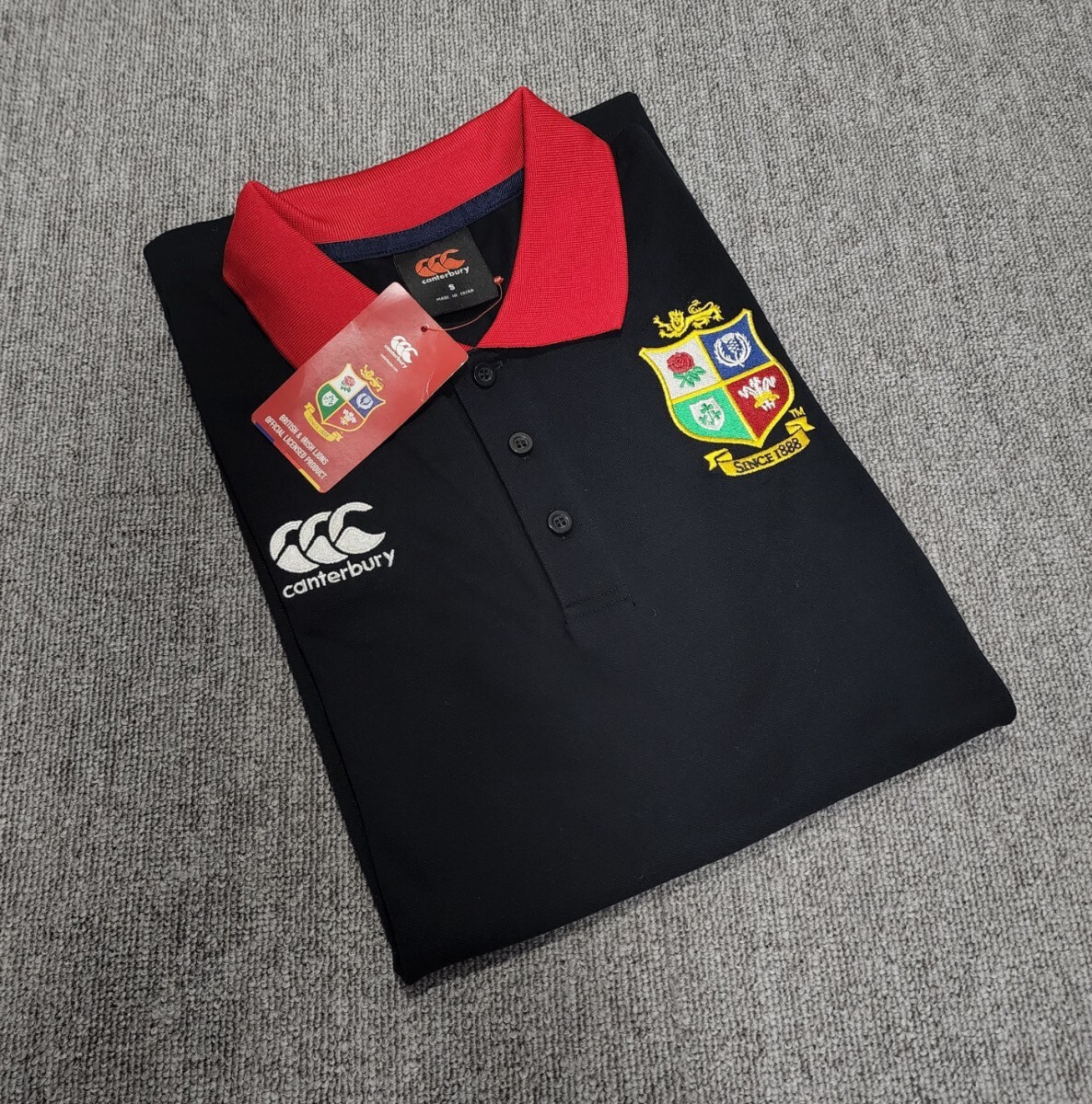 Canterbury 正規品新品 ラグビー イングランド代表 イギリス直輸入　ポロシャツ　ユニフォーム Polo　ラグビーワールドカップ S 半袖_画像3