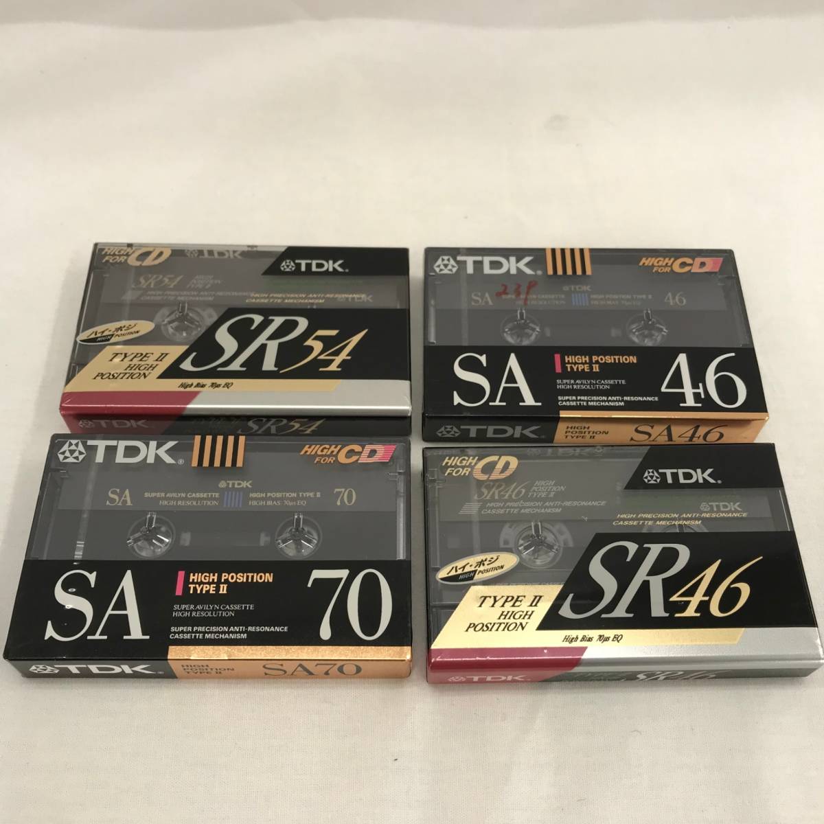 ＊未使用＊TDK カセットテープ SA70M SA-46M SR-46M SR-54Mの画像1