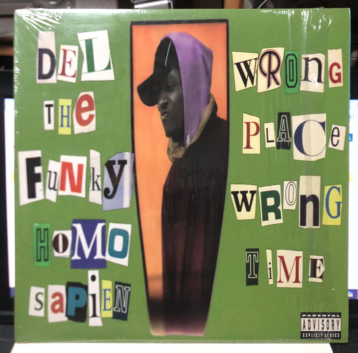 レア シュリンク 1994 Del The Funky Homosapien / Wrongplace / The Undisputed Champs Feat Q-Tip Original US 12 Elektra 0-66241 絶版_画像1