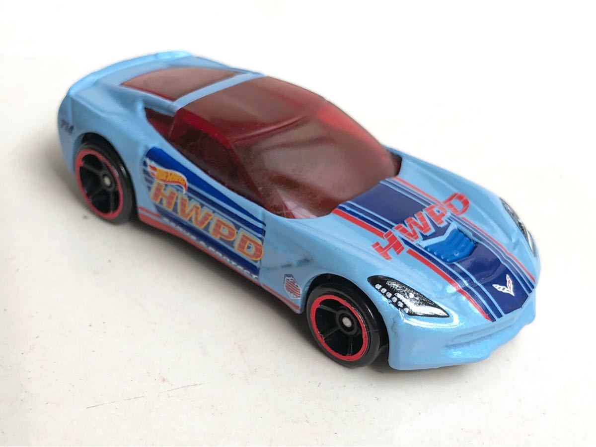 2014 Chevrolet Corvette Stingray シボレー コルベット スティングレイ HW Police Highway Chaser 州警 高速 機動隊 GM Blue ブルー 絶版_画像4