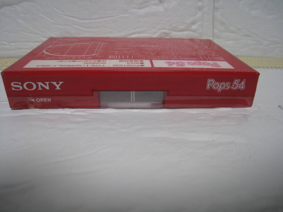 NO.12 未開封 SONY Pops54 NORMAL ポジション カセットテープの画像6