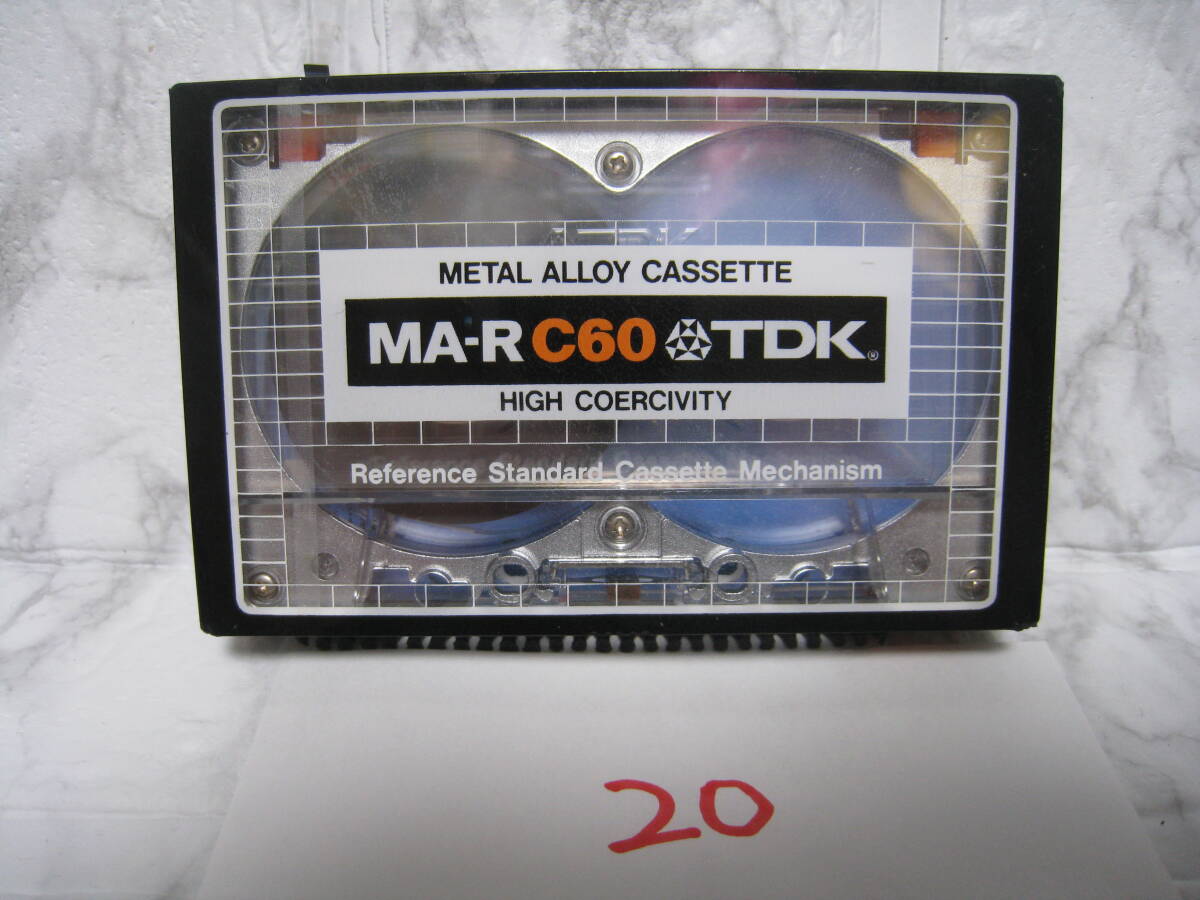 NO.20 未開封 初期 TDK MA-R C60 メタル カセットテープの画像1