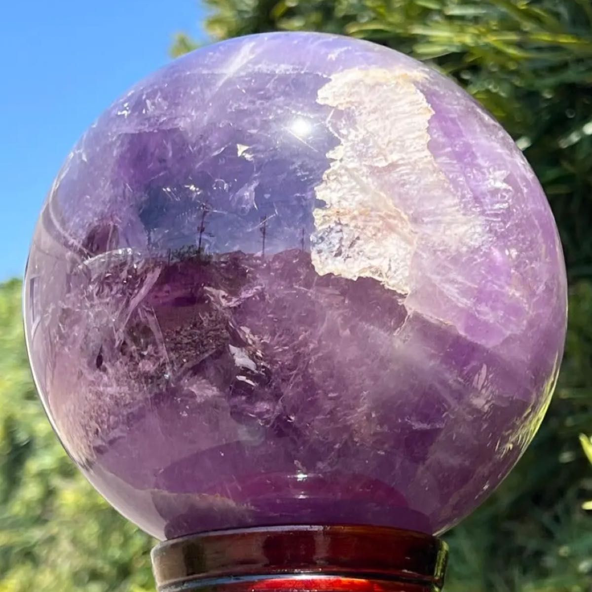 家宝級 極大逸品大宝珠 超大玉 アメジスト 紫水晶 丸玉 スフィア 家宝級 極大逸品大宝珠 超大玉 アメジスト 紫水晶 丸玉 スフィア