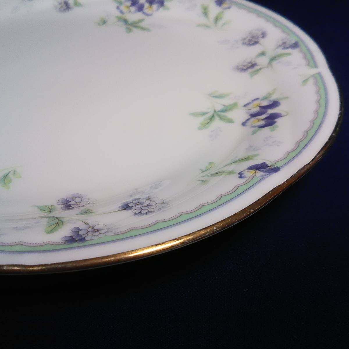 ノリタケ バイオレットソング ケーキ皿 Noritake VIOLET SONG_画像3