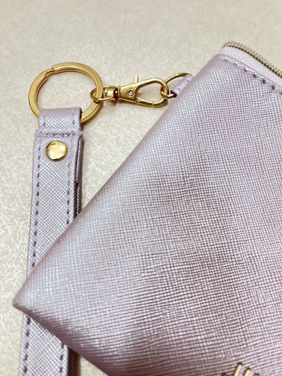  Jill Stuart сумка бардачок ячейка для монет кошелек для мелочи .JILLSTUARTze расческа . дополнение розовый специальный кожа 