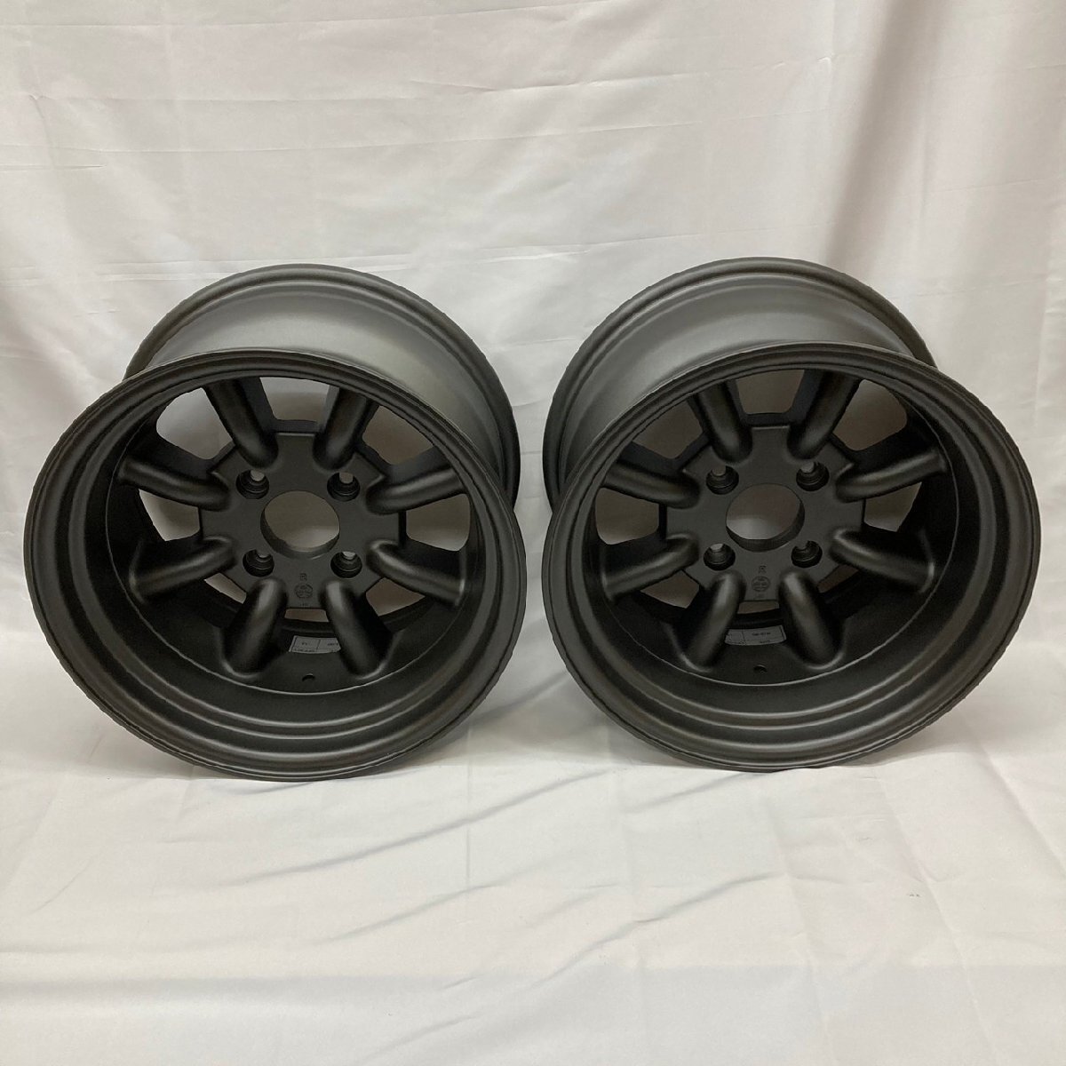 【在庫あり即納】RS Watanabe R TYPE 15×9J-13 4H-114.3 ブラック/15インチ ワタナベ アルミホイール 2本の画像1