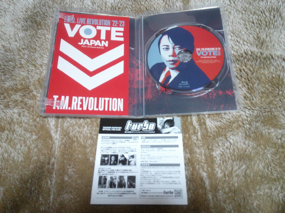 T.M.Revolution「T.M.R. LIVE REVOLUTION '22-'23 VOTE JAPAN 2023.1.22 NIPPON BUDOKAN」Blu-ray+フォトブック 検：西川貴教の画像3