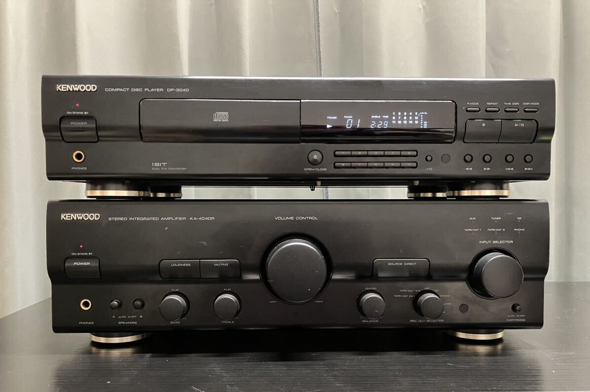 KENWOOD/ Kenwood *DP-3040/CD player *KA-4040OR/plime Ian p* set * Junk *031592