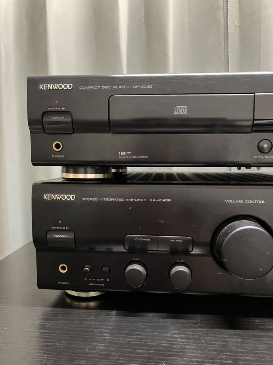 KENWOOD/ Kenwood *DP-3040/CD player *KA-4040OR/plime Ian p* set * Junk *031592