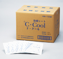 ℃・Cool　ド・クール　1箱　100袋　600枚　冷却　湿布　シート_画像1