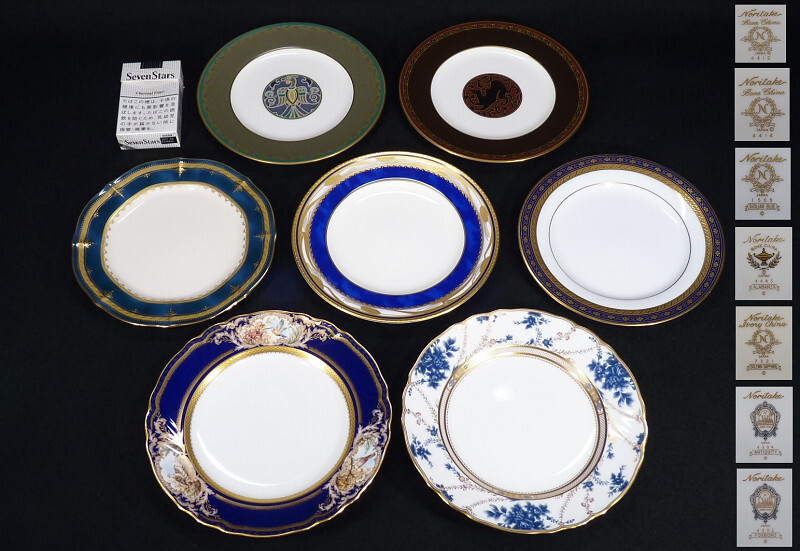 《SS》コレクター収集品 Noritake ノリタケ プレート ７枚 FOXBORO ＡＮＴＩＱＵＩＴＹ ALABANZ_画像1