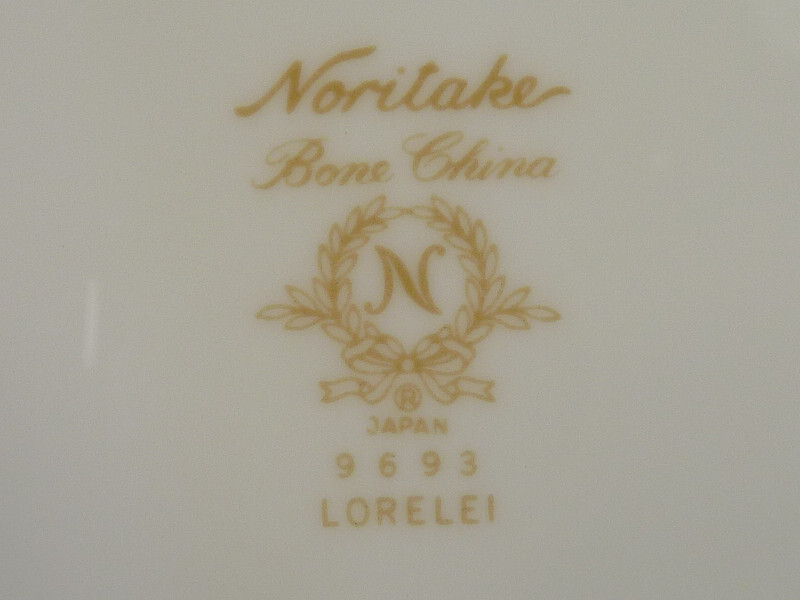 《SS》コレクター収集品 Noritake ノリタケ ボーンチャイナ LORELEI ティーセット_画像8